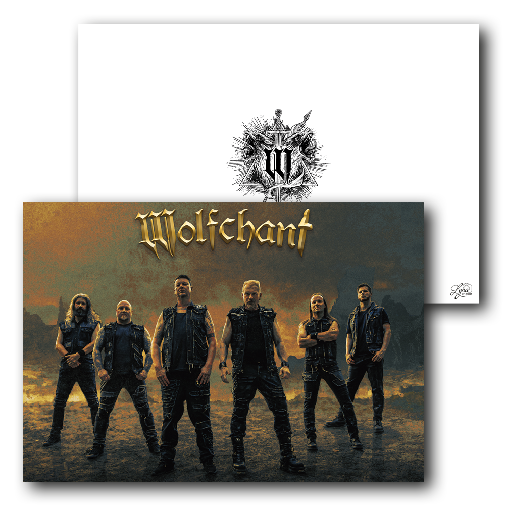 WOLFCHANT 'Echoes Of A Time Once Past' Autogrammkarte